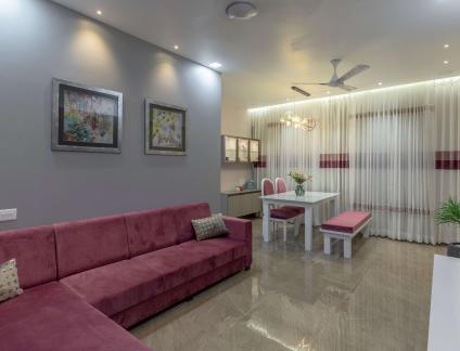 3 BHK Flat Interior